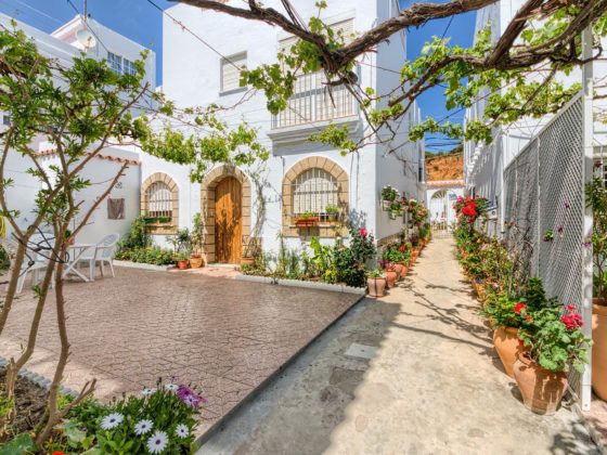 Patio Trasero - Apartamentos Patio Andaluz - Playa de La Fontanilla (Conil)