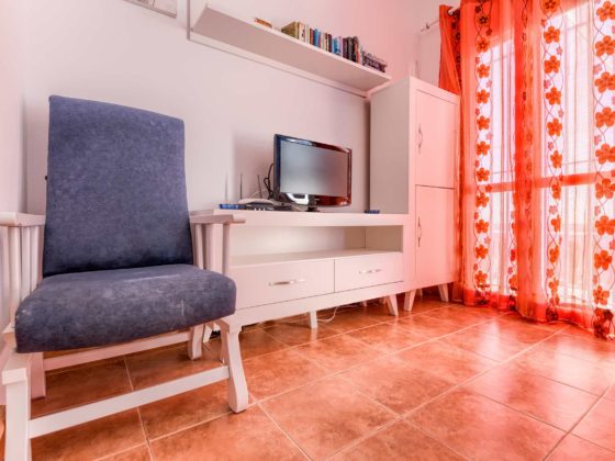 Apartamento Huerto - Butaca y TV - Apartamentos Patio Andaluz - Playa de La Fontanilla (Conil)
