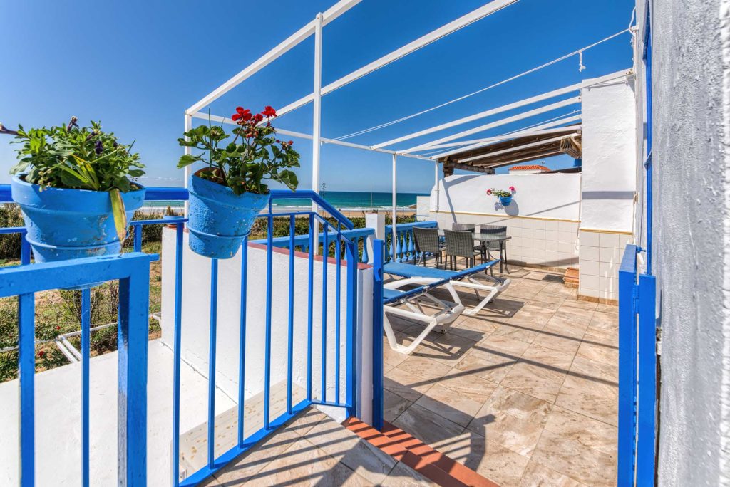 Apartamento Huerto - Terraza - Apartamentos Patio Andaluz - Playa de La Fontanilla (Conil)